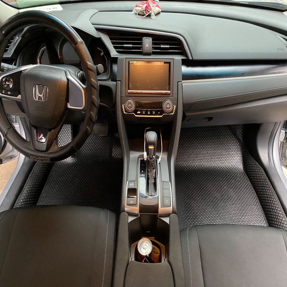 Thảm lót sàn cao su ô tô Honda CiVic phiên bản Full Option